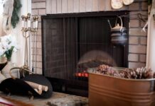 Czy obudowa kominka się nagrzewa?