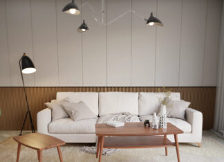 Stolik kawowy z orzecha